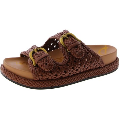 Женские босоножки Sam Edelman Reid Brown Slide 7 среднего размера (B,M) BHFO 0053