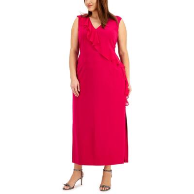 

Розовое женское вечернее платье макси цвета Scuba Connected Apparel, мощность 22 Вт, BHFO 3331, Fuschia