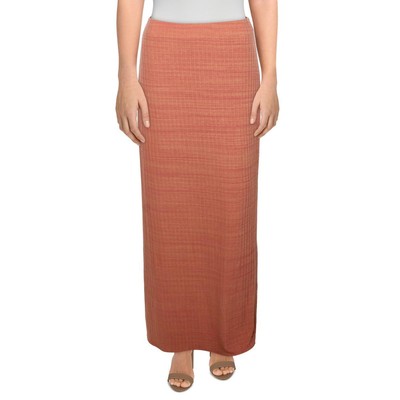 

Женская оранжевая длинная дневная макси-юбка Free People с боковыми разрезами  BHFO 9205, Оранжевый