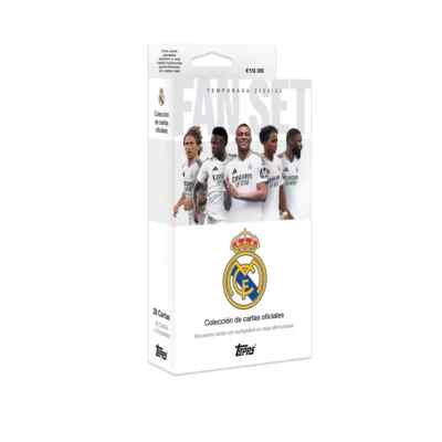 2023-24 TOPPS Real Madrid FAN Set Team Box Soccer Collector Card Factory Sealed