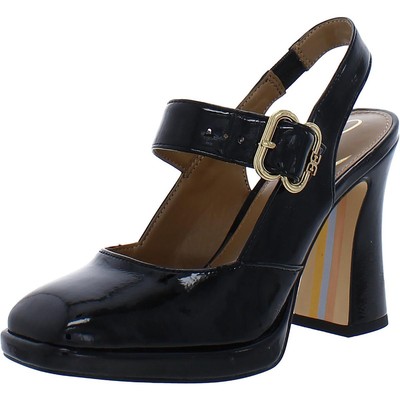 

Sam Edelman Женские черные туфли Jilde с ремешком на пятке 5.5 Medium (B,M) BHFO 8188, Black patent, Jilde
