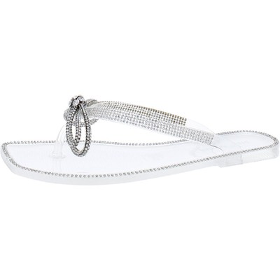 Steve Madden Женские босоножки со стразами Juned Slide Jelly, обувь BHFO 9071