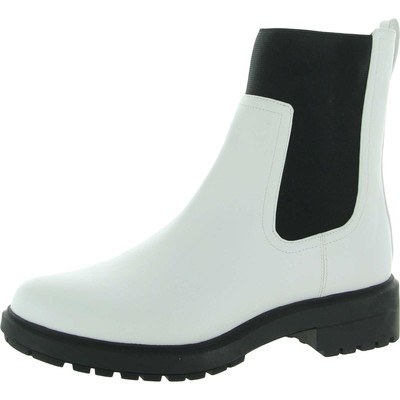 

Alfani Womens Tackoma Белые Ботильоны Челси Обувь 8 Medium (B,M) BHFO 0386, White smooth
