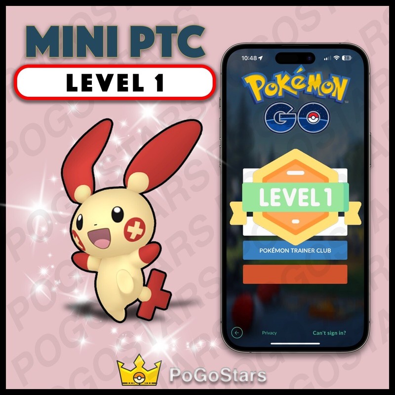 Pokémon PTC Go - Shiny Plusle - LVL1 Level 1 ✨Read Description