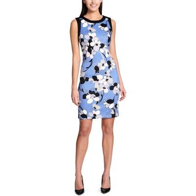 Женское вечернее платье-футляр Tommy Hilfiger Clarice Blue с цветочным принтом 6 BHFO 8497