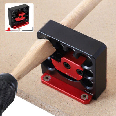 6Pcs Dowel Maker Jig Kit Metric 8mm to 20mm Adjustable Dowel Maker with teUBo