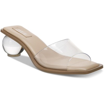 

Женские туфли Bar III Cayymen на каблуке с круглым каблуком без шнуровки BHFO 0955, Clear/nude, Cayymen