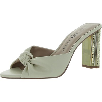 Katy Perry Womens The Framing Heel Knotted Mule Sandals 7 Medium (B,M) BHFO 5876