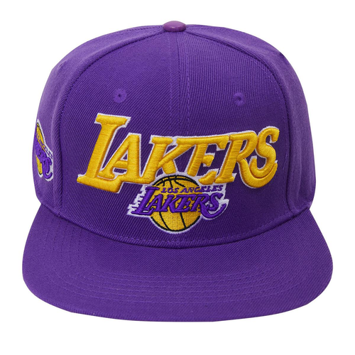 Кепка Pro Standard Purple NBA Los Angeles Lakers с надписью и логотипом — OSFA