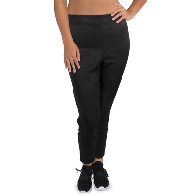 Женские черные леггинсы на щиколотках из искусственной замши Vince Camuto, M BHFO 7460