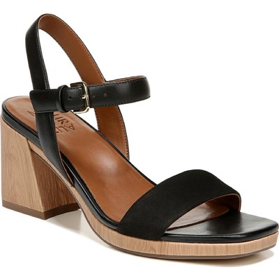 

Женские босоножки на каблуке Naturalizer розово-черного цвета, ширина 11 (C, D, W), BHFO 2819, Black leather