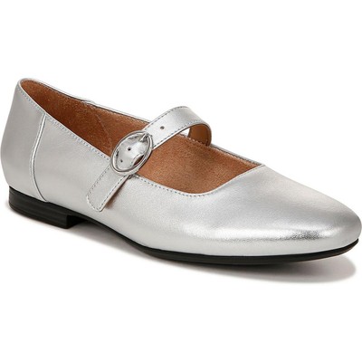 Женские туфли Naturalizer Kelly Silver Mary Janes 5 размера (B,M) BHFO 5581