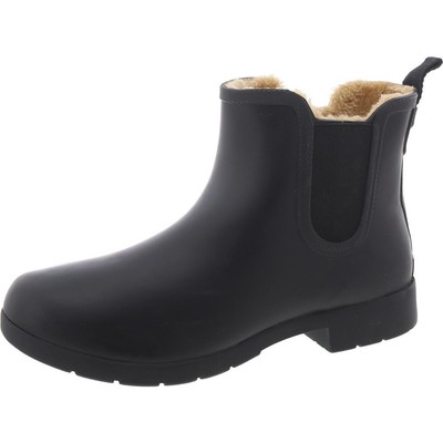 Женские черные непромокаемые ботильоны Chooka от дождя Shoes 9 Medium (B, M) BHFO 2950