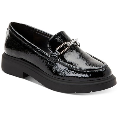 Черные женские лоферы без шнуровки Alfani Galilyao 8,5 средний (B,M) BHFO 4399, Black patent