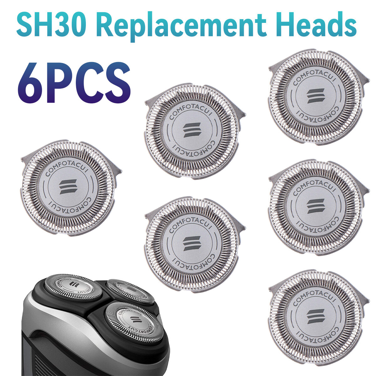 SH30/52 Replacement Heads for Philips Norelco Series 3000 20