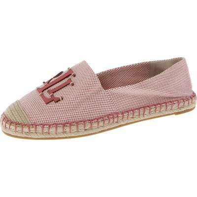 Lauren Ralph Lauren Womens Cameryn Logo Pink Espadrilles 7 Medium (B,M) 7167