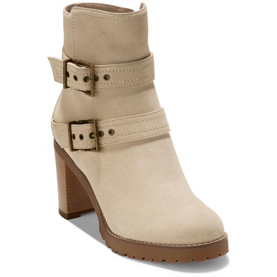 

Женские замшевые ботильоны Cole Haan Foster бежевого цвета, размер 6, средний (B,M) BHFO 7933, Light sesame suede, Foster