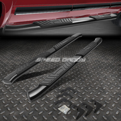 ДЛЯ 07-19 SILVERADO/SIERRA EXT 5 ЧЕРНАЯ ИЗОГНУТАЯ ОВАЛЬНАЯ ПОДНОЖКА NERF BAR