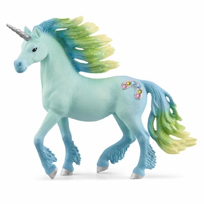 Schleich Bayala Figure Marshmallow Unicorn Stallion Fantasy Animal For Ages 3+