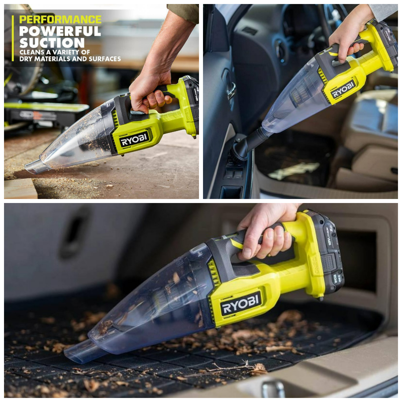 RYOBI Hand Vacuum 18V Lithium-Ion Multi-Surface Cordless Handheld TOOL-ONLY