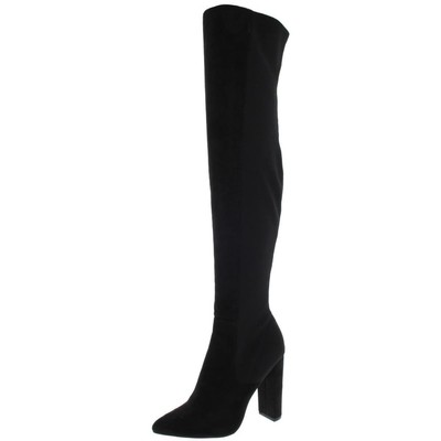 Женские высокие сапоги Steve Madden Essence черного цвета до бедра 6,5 см (B,M) BHFO 0246