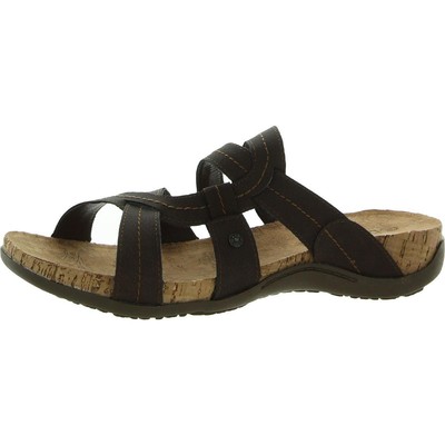 

Женские сандалии Bearpaw Kai Wide II, коричневые, со стелькой, ширина 11 (C, D, W) BHFO 1034, Dark brown