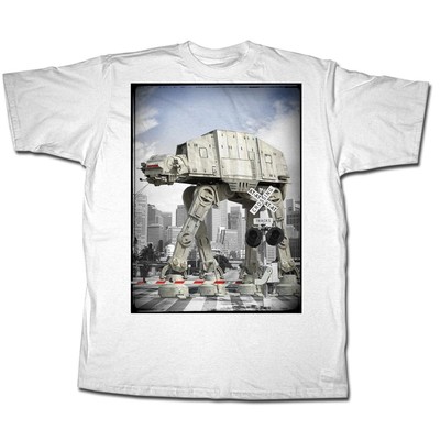 Мужская футболка Star Wars AT-AT Crossing, маленькая