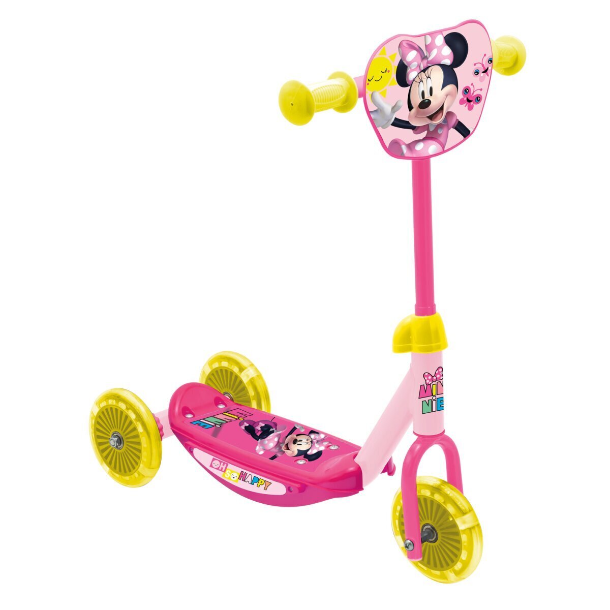 Disney Minnie Mouse 3-Rad Baby Scooter – Verstellbar & Rutschfest