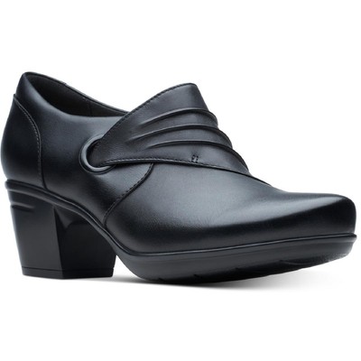 

Женские ботинки Clarks Emslie Willa Black Shooties 6.5 Medium (B,M) BHFO 1880, Черный, Emslie Willa