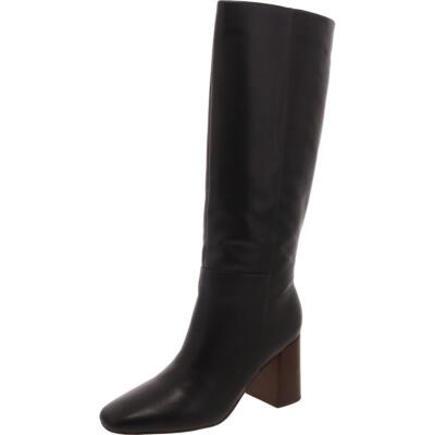 Женские сапоги до колена Calvin Klein Arista из кожи на блочном каблуке BHFO 2937
