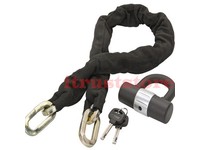bicycle security chain and lock