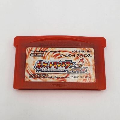 Pokemon Fire Red Version Gameboy Advance Japan Japanese game GBA Cartridge only