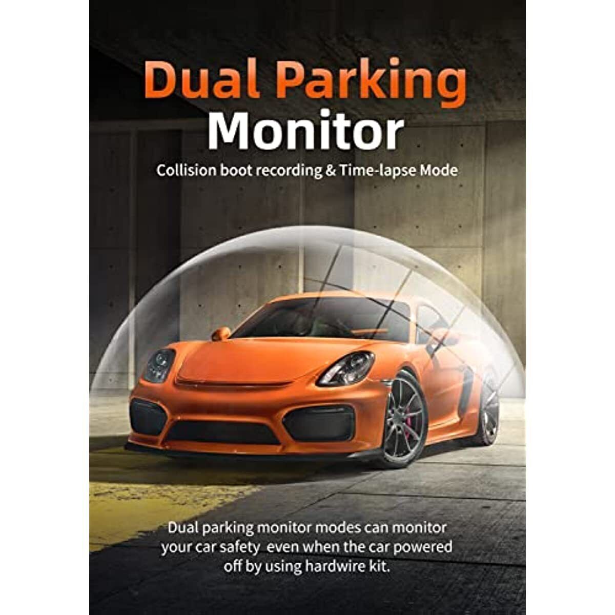 WOLFBOX I07 Dash Cam WiFi Car Camera 3 Channel With 4K+1080P/1440P+1080P