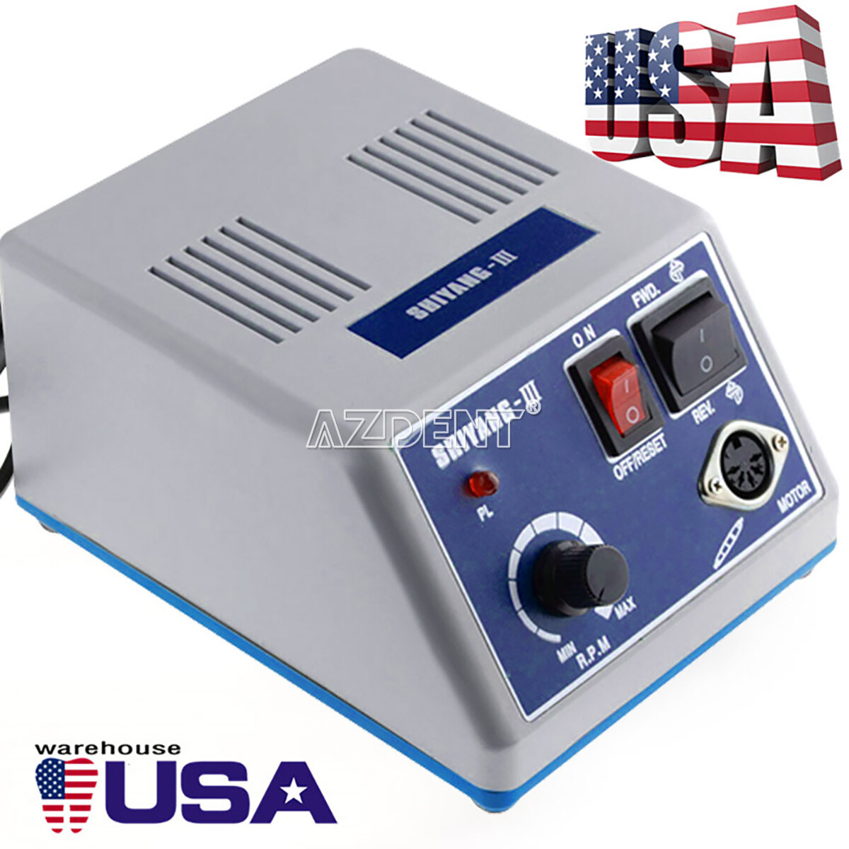 Dental Lab Marathon Electric Micromotor Contra Angle/Straight Handpiece Polisher