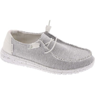Женские повседневные и модные кроссовки Hey Dude Wendy Sox белого цвета 8 Medium (B, M) 0052