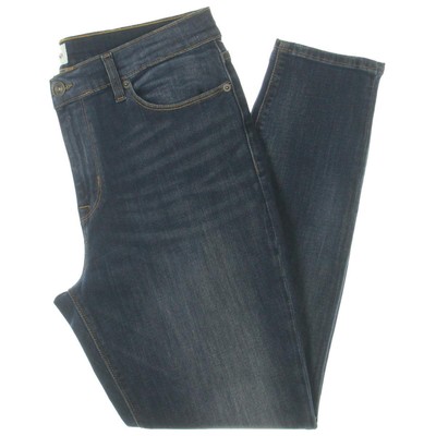 

Женские джинсы скинни Hudson Natalie Blue Denim с потертостями до щиколотки  BHFO 3802, Синий, Natalie