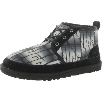 Мужские ботильоны Ugg NEUMEL из ч/б кожи, ботинки 9 Medium (B,M) BHFO 0774