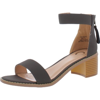 

Journee Collection Женские Серые Туфли На Блочном Каблуке 7.5 Medium (B,M) BHFO 7540, Серый, 002393