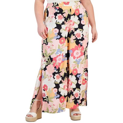 Женские широкие брюки Jessica Simpson Shaye Pink с широкими штанинами Плюс 3X BHFO 7196