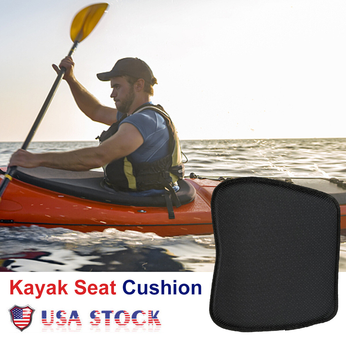 Seat Cushion Waterproof Foam Pad For Sit In Kayaks, Canoe, Boat