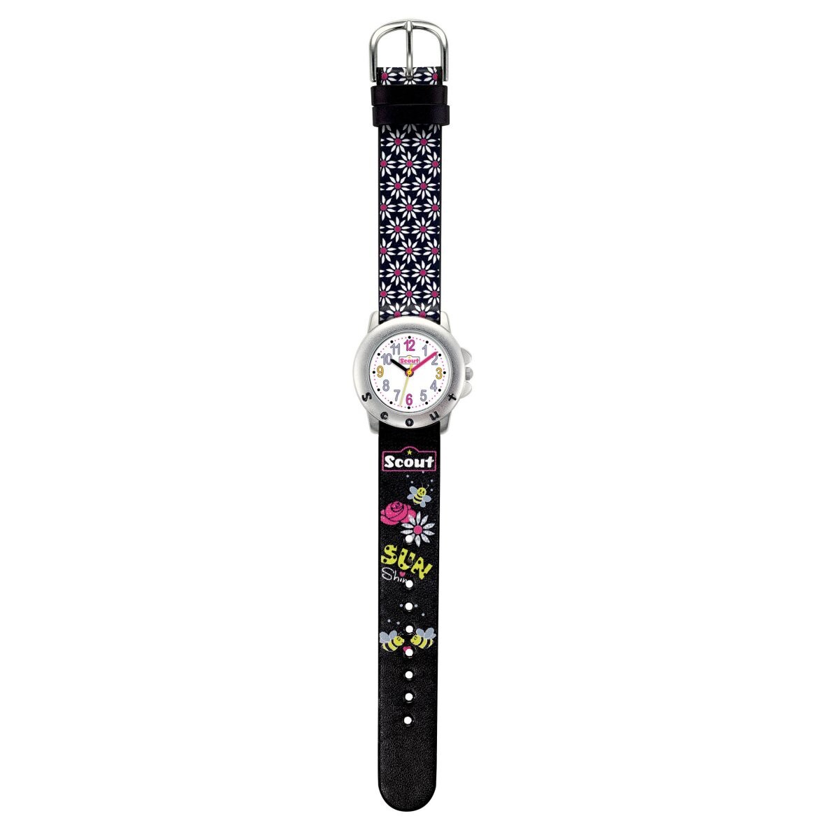 Scout Mädchenuhr „Horse“ Mit Kunstlederarmband – Analog, Quarz, Wasserdicht Bis 5 Bar