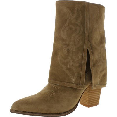 Женские ковбойские сапоги в стиле вестерн Steve Madden Womens Layne Brown 8 среднего размера (B,M) BHFO 7833