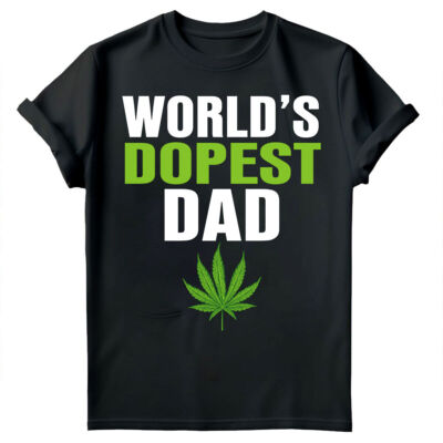 Worlds Dopest Dad Funny Father's Day Gift For Dad Tee Top #FD