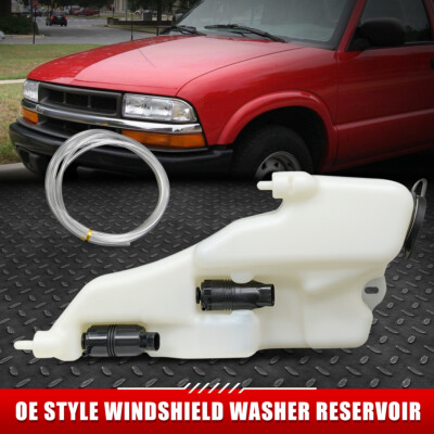 ДЛЯ 95-05 CHEVY BLAZER GMC JIMMY БАЧОК ДЛЯ ЖИДКОСТИ ОМЫВАТЕЛЯ ЛОБОВОГО СТЕКЛА JIMMY + КРЫШКА + НАСОС