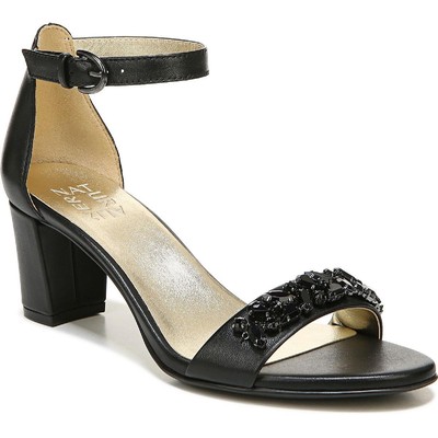 

Женские туфли Naturalizer Vera 2, черные кожаные туфли на каблуке 8, средний (B,M) BHFO 5510, Black leather, Vera 2
