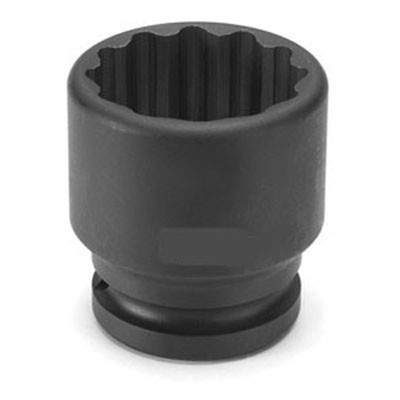 SOC 24MM 3/4D IMP 12PT BLK Grey Pneumatic 3124M