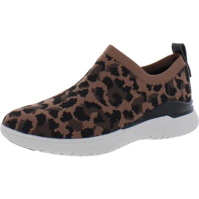 

Rockport Womens TM Sport W High Knit Trainer Slip-On Sneakers Shoes BHFO 3912, Tan, TM Sport W High