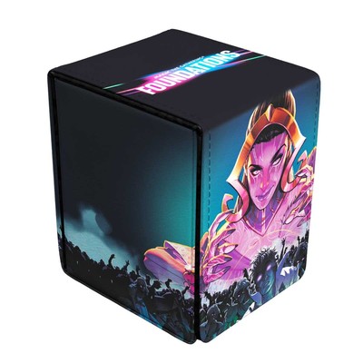 Откидная палубная коробка Foundations в нише для Magic: The Gathering