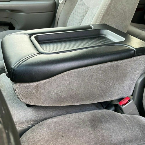 Center Console Fits 99-07 Chevy Silverado Lid Armrest Latch Black # 19127364
