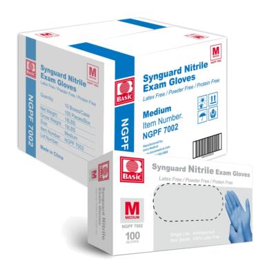 10-2000 pcs BASIC Nitrile Gloves  M-Size **Buy One, Get One at 50% Off!